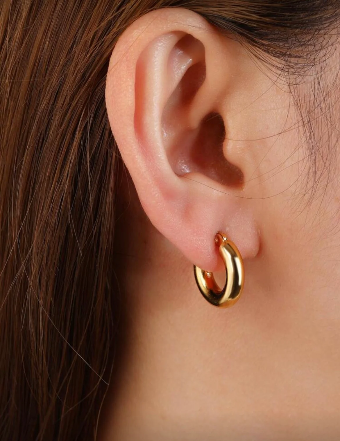 Gold core hoops - Image 3