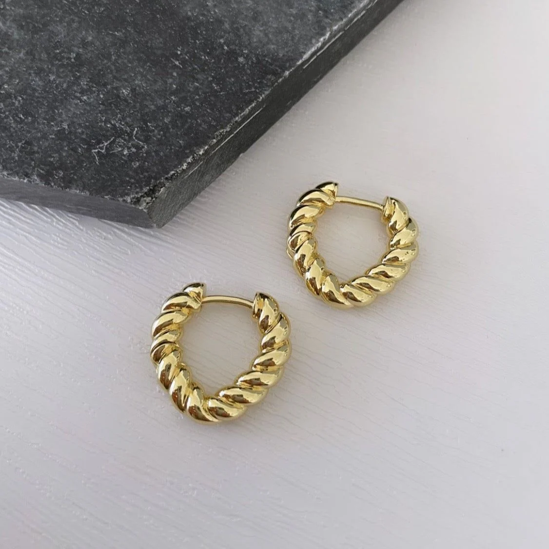 Heart Croissant Earrings - Image 3