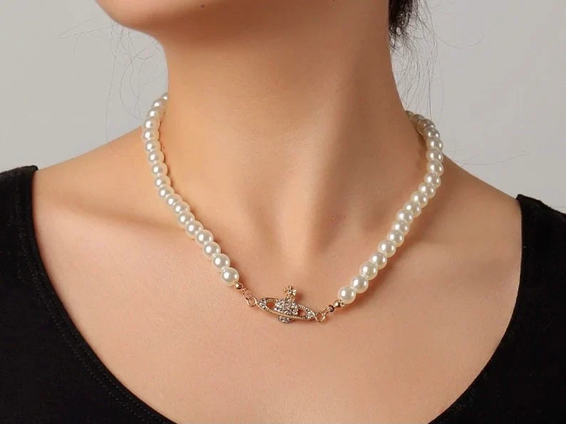 Orb Pearl Necklace - Image 3