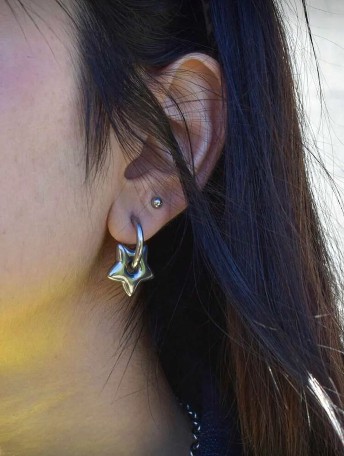 Star Dangle Earrings - Image 3